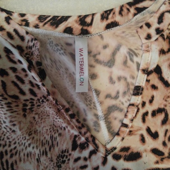 Pink Animal print top - Picture 2 of 7